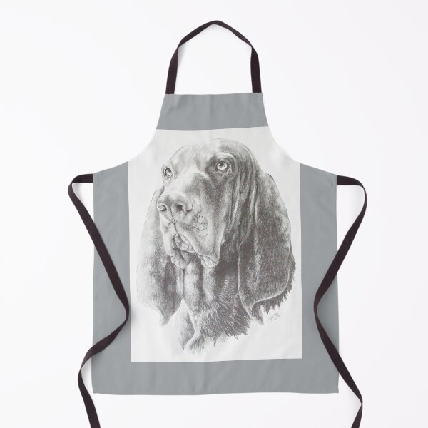 Item preview, Black & Tan Coonhound Portrait in Graphite designed and sold by BarbBarcikKeith.