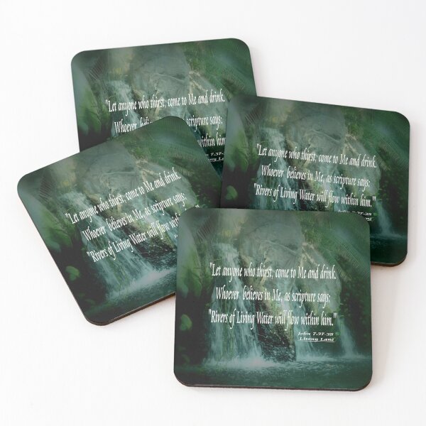 Item preview, Living Waters John 7:37 designed and sold by LitanyLane.