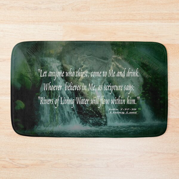 Item preview, Living Waters John 7:37 designed and sold by LitanyLane.
