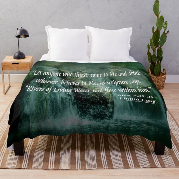 Item preview, Living Waters John 7:37 designed and sold by LitanyLane.