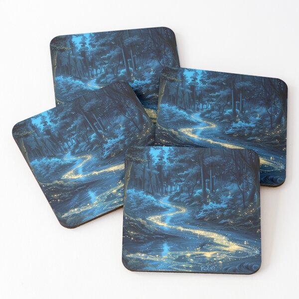Item preview, Enchanted Night by the River designed and sold by jgvisualarts.