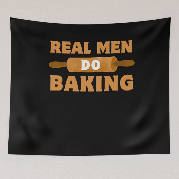 Item preview, Real Men Do Baking Funny Male Bakers Birthday Gift designed and sold by MouDantArts.