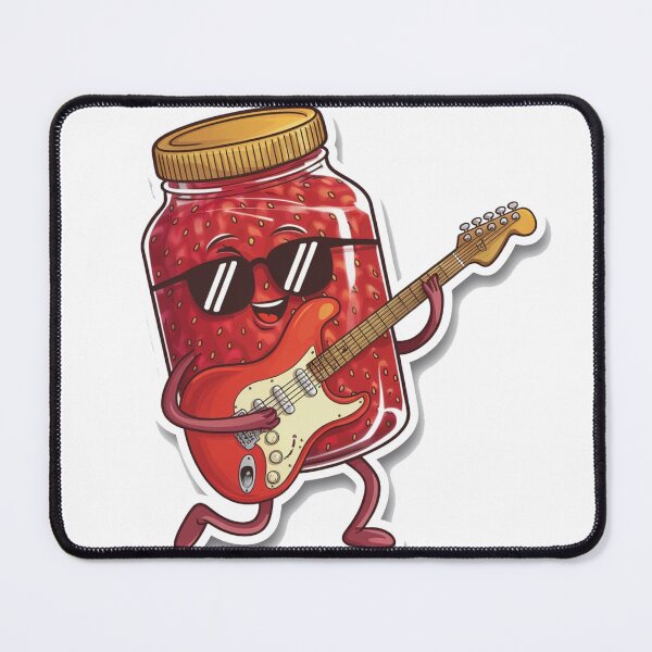 Item preview, Strawberry JamJarn,Guitar Playing,t-shirt design designed and sold by idizayilstore.