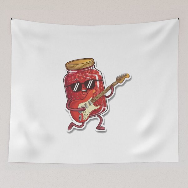 Item preview, Strawberry JamJarn,Guitar Playing,t-shirt design designed and sold by idizayilstore.