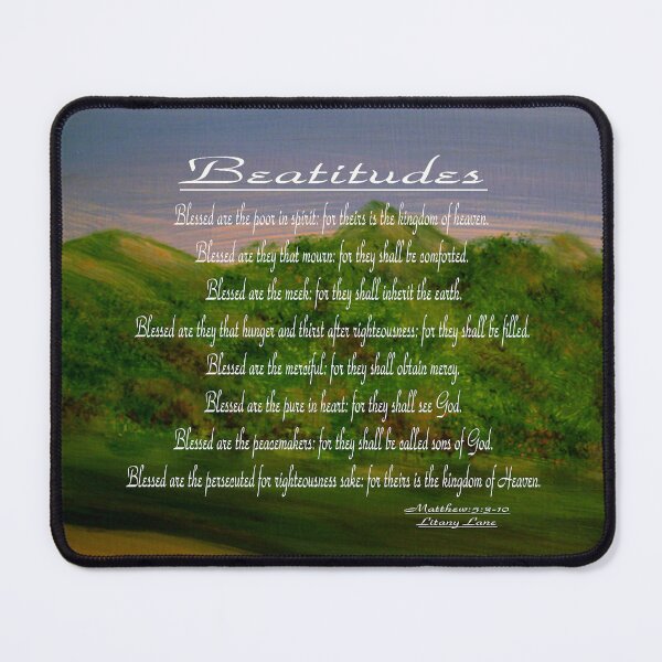 Item preview, Beatitudes Matthew 5:3 designed and sold by LitanyLane.