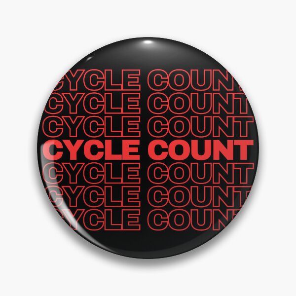 Item preview, Red Cycle Count Repeat designed and sold by SweetClicks123.