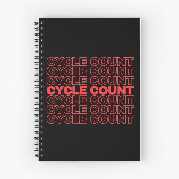 Item preview, Red Cycle Count Repeat designed and sold by SweetClicks123.
