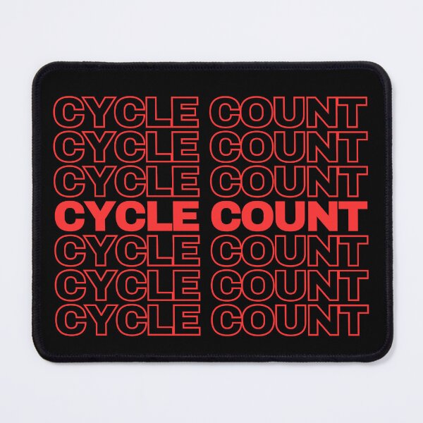 Item preview, Red Cycle Count Repeat designed and sold by SweetClicks123.