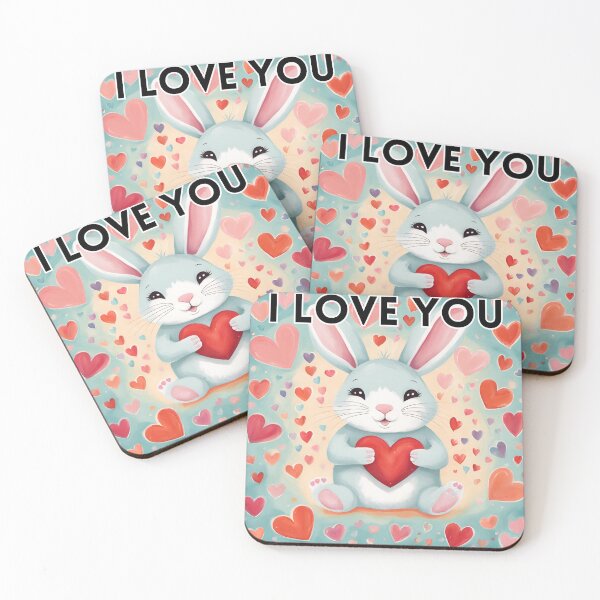 Item preview, Valentines "I Love You" Bunny designed and sold by FroggyFly Designs.