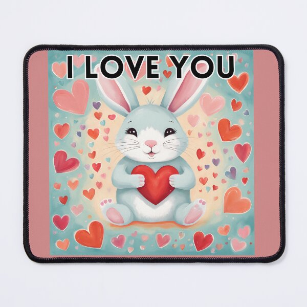 Item preview, Valentines "I Love You" Bunny designed and sold by FroggyFly Designs.