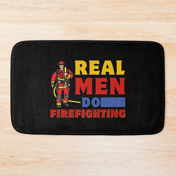 Item preview, Real Men Do Firefighting Funny Male Firefighters Birthday Gift designed and sold by MouDantArts.