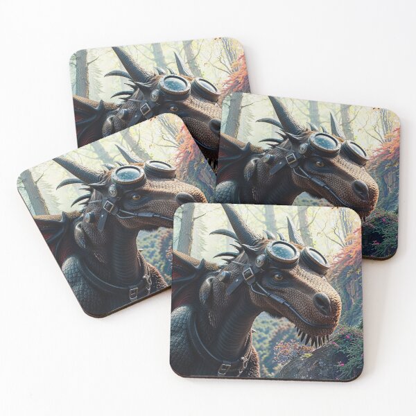 Item preview, Steampunk Dragon and Forest designed and sold by Skye Ryan-Evans.