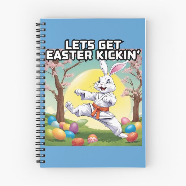 Item preview, Let's Get Easter Kickin' Karate Bunny designed and sold by FroggyFly Designs.