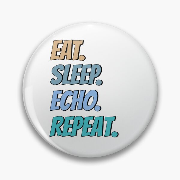 Item preview, Eat Sleep Echo Repeat Tech Echocardiography Technician Sonographer designed and sold by HosvPrint .s.