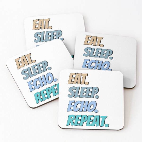 Item preview, Eat Sleep Echo Repeat Tech Echocardiography Technician Sonographer designed and sold by HosvPrint .s.