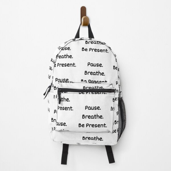 Item preview, Pause. Breathe. Be Present. Mindfulness Quote designed and sold by brodidudie.
