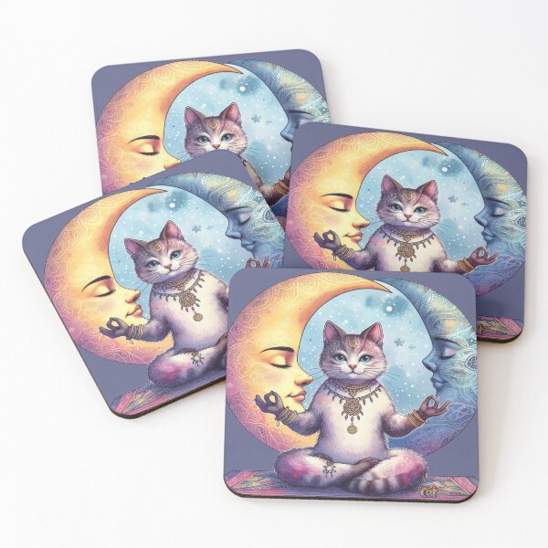 Item preview, Lunar Cat Zen designed and sold by CAutumnTrapp.