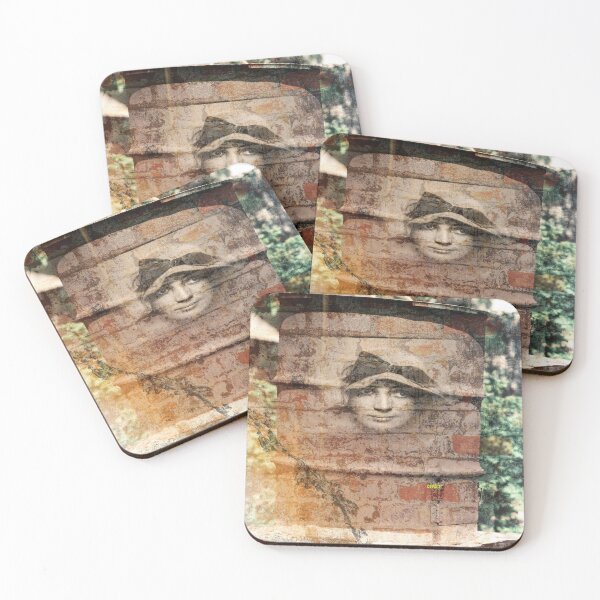 Item preview, Faded Elegance  A Vintage Muse on Weathered Steel - dePace' designed and sold by mrpropcake.