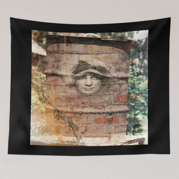 Item preview, Faded Elegance  A Vintage Muse on Weathered Steel - dePace' designed and sold by mrpropcake.