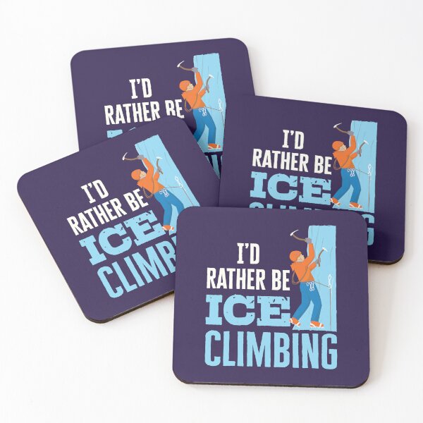 Item preview, I'd Rather Be Ice Climbing Mountaineering designed and sold by jaygo.