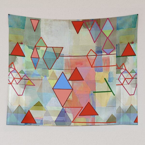 Item preview, Floating Triangles  designed and sold by ViaARTfactory.