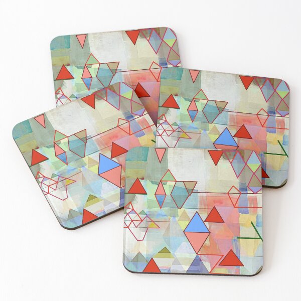 Item preview, Floating Triangles  designed and sold by ViaARTfactory.