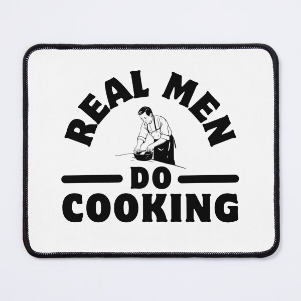 Item preview, Real Men Do Cooking Funny Kitchen Chef Birthday Gift designed and sold by MouDantArts.
