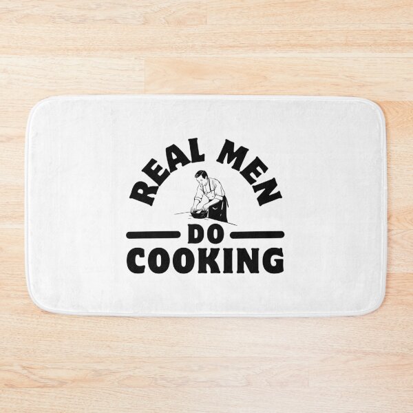 Item preview, Real Men Do Cooking Funny Kitchen Chef Birthday Gift designed and sold by MouDantArts.