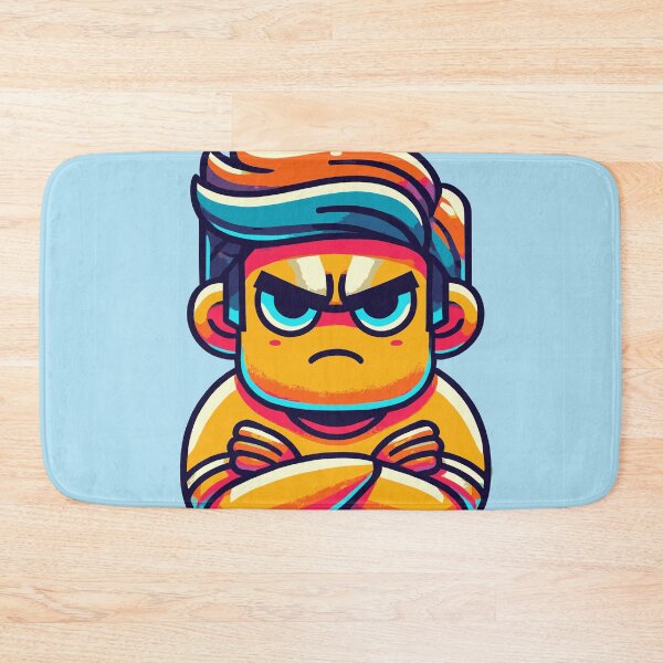 Item preview, Never Satisfied Angry Face designed and sold by DynastyCraft.