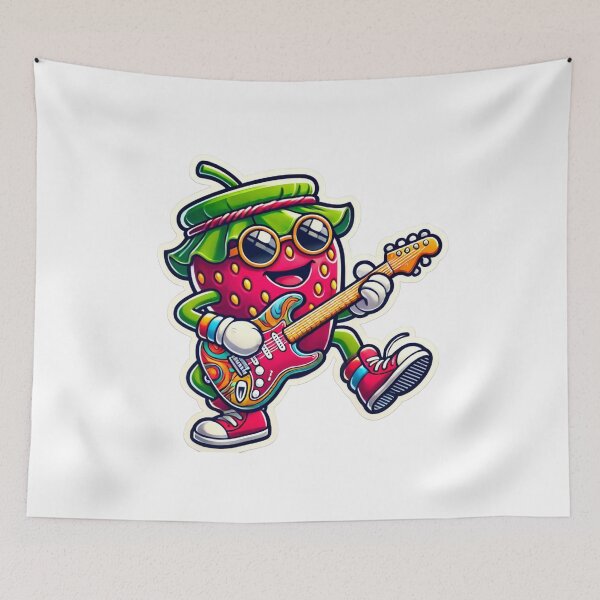 Item preview, Strawberry JamJarn,Guitar Playing,t-shirt design,Lovers designed and sold by idizayilstore.