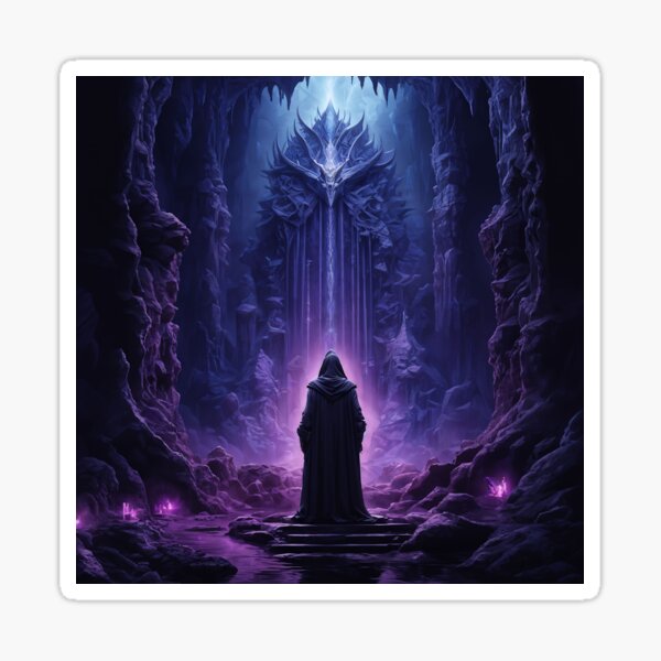 Vista previa del artículo con la obra «Merlín en la cueva de cristal», diseñado y vendido por Cabot Kent  Hermetic Temple.