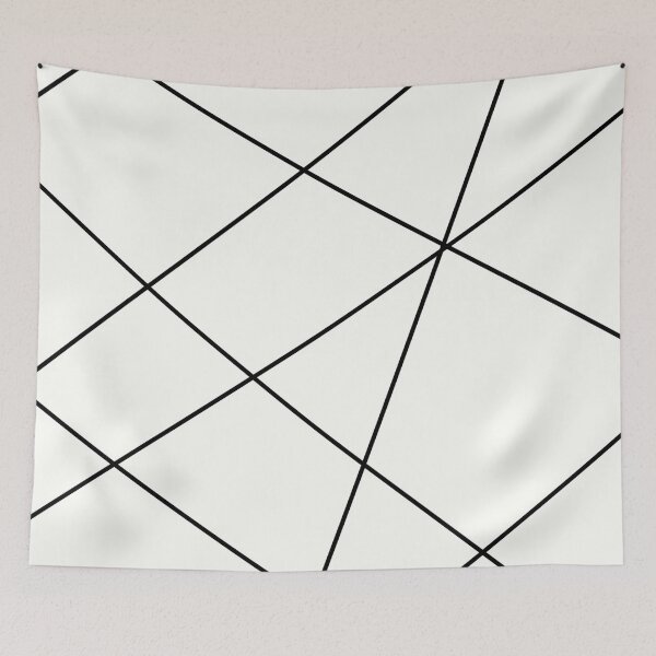 Item preview, Geometric Abstract Design - White Black designed and sold by Cartoon Basketball.