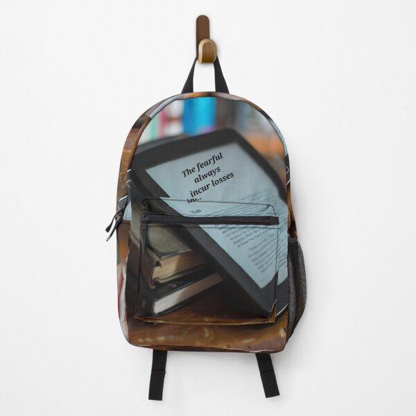 Item preview, Kindle Tablet Displaying Motivational Quote in a Cozy Setting designed and sold by Amr Siam.