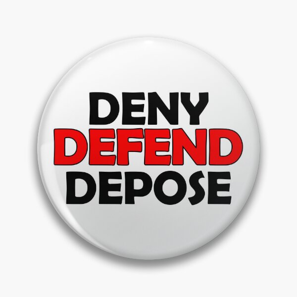 Item preview, Deny , Defend , Depose | Luigi was right designed and sold by DarkwingDave.