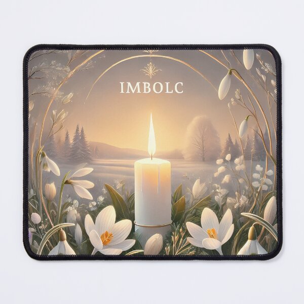 Item preview, Blessed Imbolc - Serene Spring Celebration Greeting Card designed and sold by ArizonaWitches™ .
