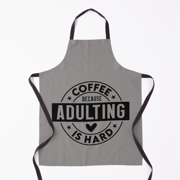 Item preview, Coffee * Because Adulting is Hard | Funny Sarcastic Humour designed and sold by Intrepid Media.