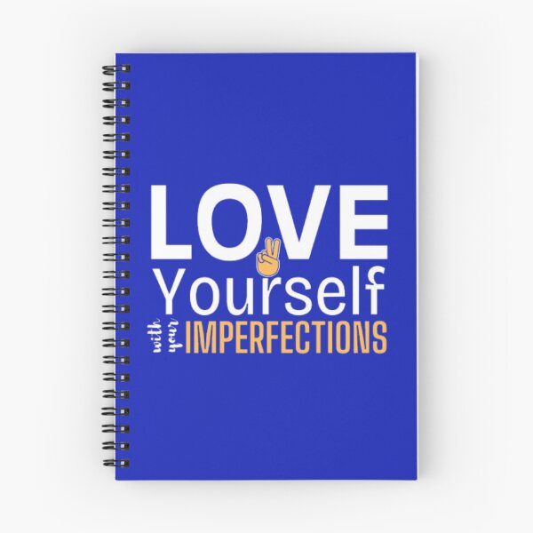 Item preview, Love yourself with your imperfections peace sign graphic inspirational tshirt designed and sold by neliswaj.