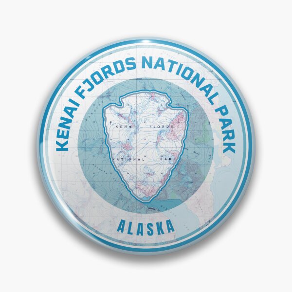Item preview, Souvenir Map - Kenai Fjords National Park designed and sold by Willz Designz.