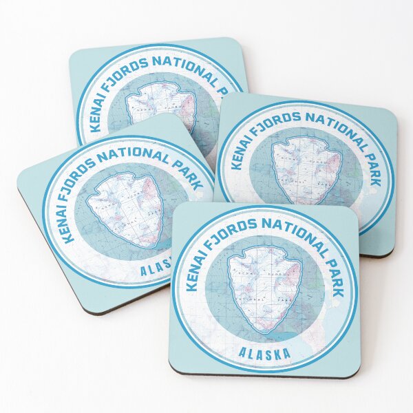 Item preview, Souvenir Map - Kenai Fjords National Park designed and sold by Willz Designz.