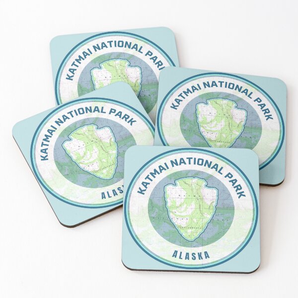Item preview, Souvenir Map - Katmai National Park designed and sold by Willz Designz.