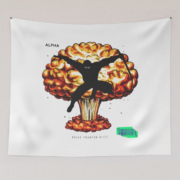 Item preview, Mushroom Cloud Jumping Ninja designed and sold by UNK-Fatigues.