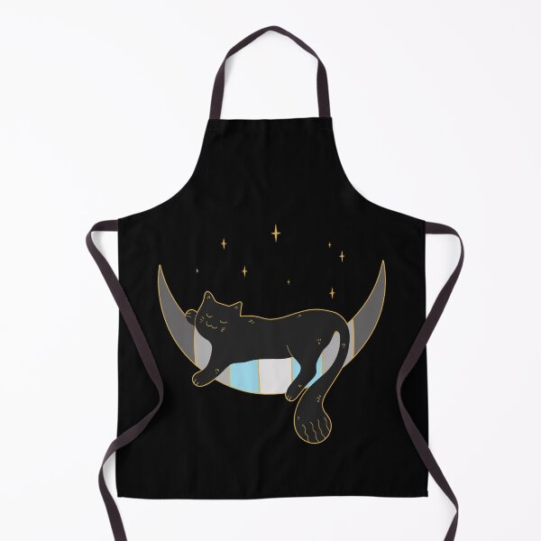 Item preview, Demiboy Cat Moon Space LGBT Pride Flag designed and sold by Clara Hollins.