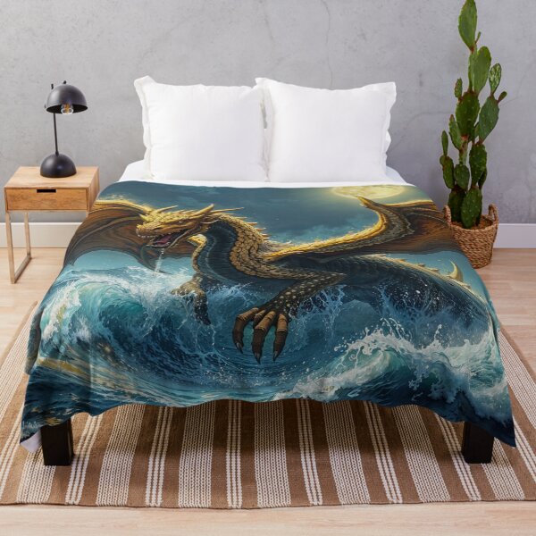 Item preview, Fantastical Dragon Under a Full Moon designed and sold by Skye Ryan-Evans.