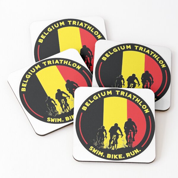 Item preview, Belgium Triathlon Design - Work hard play hard designed and sold by Triathlongram.