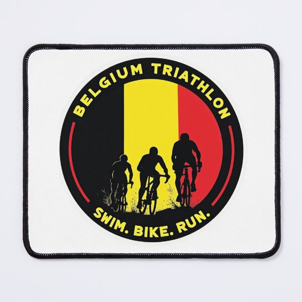 Item preview, Belgium Triathlon Design - Work hard play hard designed and sold by Triathlongram.