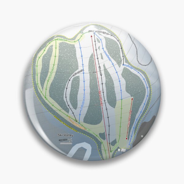 Item preview, Ski Valley Resort Trail Map designed and sold by Mapsynergy.
