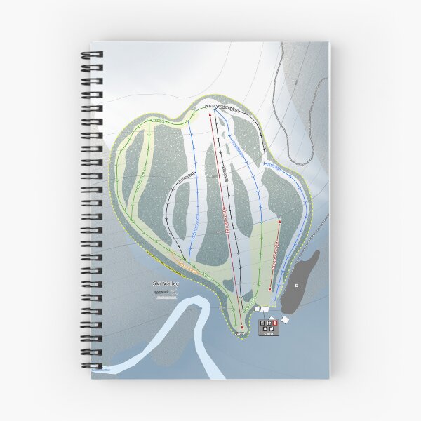 Item preview, Ski Valley Resort Trail Map designed and sold by Mapsynergy.