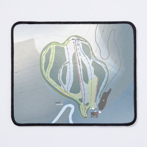 Item preview, Ski Valley Resort Trail Map designed and sold by Mapsynergy.