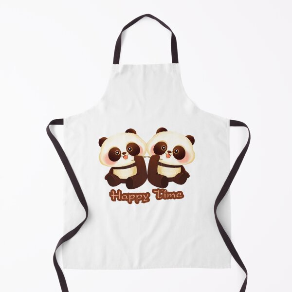 Item preview, Cute Panda Duo with Happy Time designed and sold by Nathaphat514.