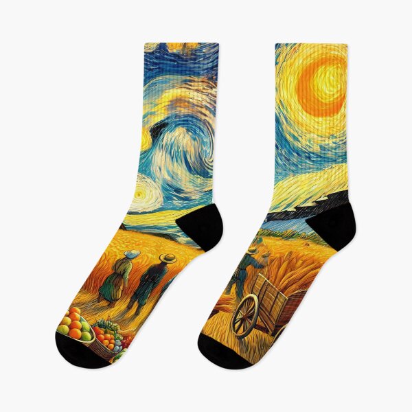 Item preview, Lammas First Harvest - Van Gogh Style Landscape designed and sold by ArizonaWitches™ .